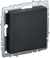 Заглушка без рамки IEK Brite МЗ10-БрЧ черный картинка